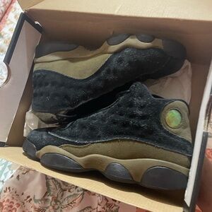 Black and Olive Sneakers